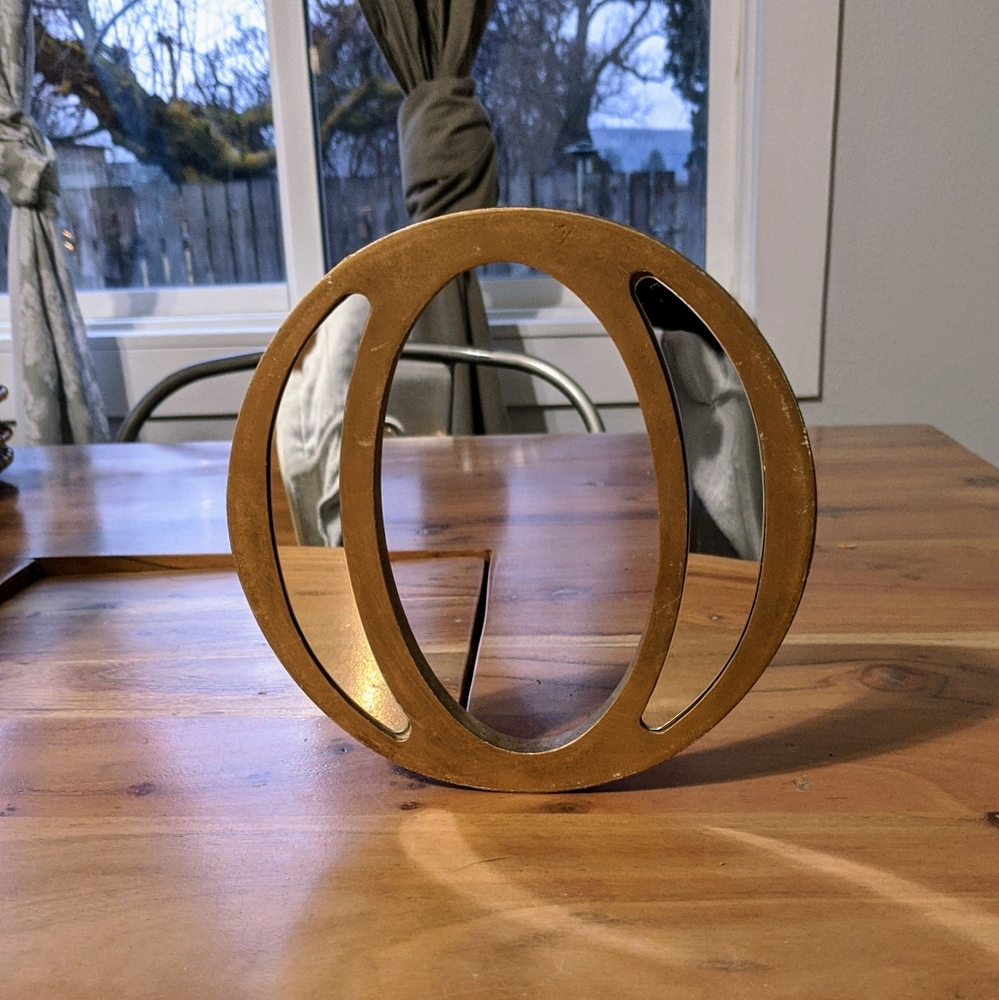 5/$25 Industrial Decorative Letter O